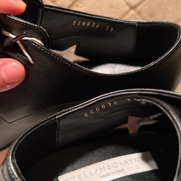 STELLA McCartney Elyse Transparency Stars Platform Shoes ( Black in size 37) - Picture 7 of 8